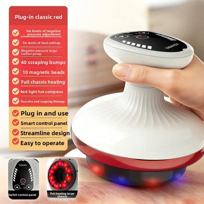 Electric Gua Sha Massage Device with Heating and Cupping