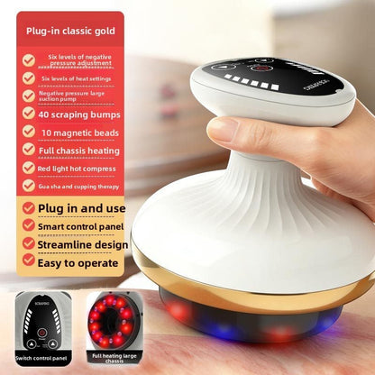 Electric Gua Sha Massage Device with Heating and Cupping